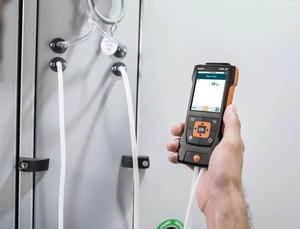 Instrument de mesure de la vitesse de l'air et de la QAI Testo 440 DP avec capteur de pression différentielle et sonde à palettes numérique - Product Image 5