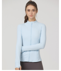 New Chất Lượng Cao Thoáng Khí Tập Thể Dục Camo Áo Khoác Của Phụ Nữ Phòng Tập Thể Dục Áo Khoác Với Ngón Tay Lỗ - Product Image 5