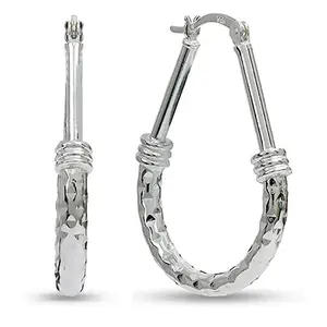 CAOSHI Cheap Hoop Earing Accessories Silver Plated Jewelry Earrings Fashion Earhook Accessories Trendy Female Earring Hoop