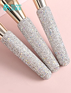 Juego de Brochas de <span class=keywords><strong>Maquillaje</strong></span> de 15 Piezas con Pedrería Brillante para <span class=keywords><strong>Mujer</strong></span>, con Corrector, Pelo Sintético y Mango de Diamantes - Product Image 2