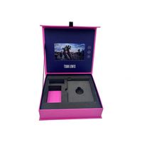 Écran LCD TFT de 4.3/5/7 pouces de conception populaire avec papier d'affichage IPS boîte-cadeau d'affaires d'impression offset pour la promotion de la marque