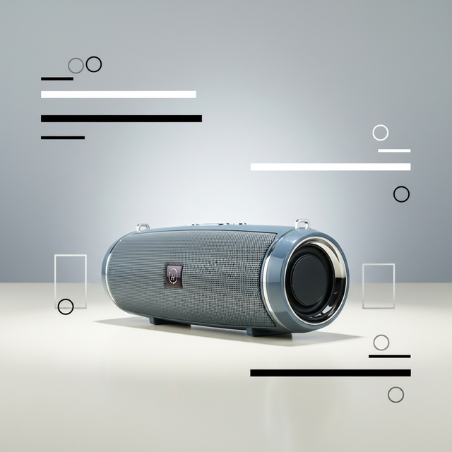 TG117 OEM Custom Logo Printed Wireless Speaker- 5.3 IPX5 Waterproof Portable Home Theatre & Outdoor Speaker