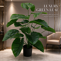 Plante artificielle Alocasia à 12 feuilles, plante en pot artificielle, fausse verdure, ornement de sol pour le salon, la chambre à coucher, la décoration paysagère