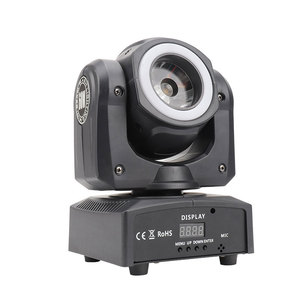 60W RGBW <span class=keywords><strong>LED</strong></span> Beam Moving Head Light Weiß & Warmweiß Club Bühnen beleuchtung DJ DMX Control Aluminium Lampen körper" - Product Image 3