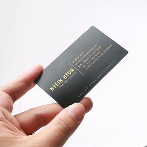 Tarjetas de Visita de PVC Mate con Superficie Antideslumbrante - Product Image 1