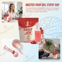 Aeglewell Biologische Dagelijkse Joy Wellness Drinkmix Stick Pack Hersenfocus & stemmingssupport voor dagelijkse stressverlichting 30 porties