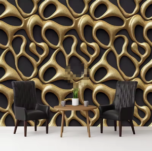 Mô hình vàng hình nền HD nền phòng ngủ trang trí nhà bức tranh tường trừu tượng - Product Image 4