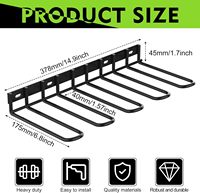 Support mural pour organisateur d'outils électriques, support mural pour perceuse robuste, organisateur de perceuse pour garage