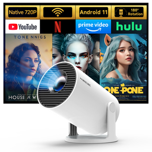 โปรเจคเตอร์พกพา Magcubic HY300Pro 4K/720P Android 14 WiFi6 LCD LED ยอดนิยม พร้อมความสว่าง 290 ANSI จากโรงงานโดยตรง - Product Image 1