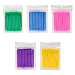Nano Cotton Swab Small Tip Makeup Brush for Lash <b>Extension</b> Removal Eyebrow <b>Micro</b> Applicator - Product Image 6