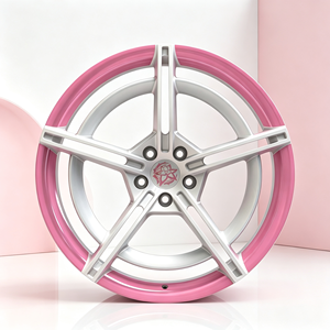 Jantes forgées monobloc à cinq branches Feminine Stance Tuning 15 16 pouces compatibles avec Mini <span class=keywords><strong>Cooper</strong></span> <span class=keywords><strong>Fiat</strong></span> <span class=keywords><strong>500</strong></span> Tesla Model 3 Volkswagen Beetle - Product Image 1