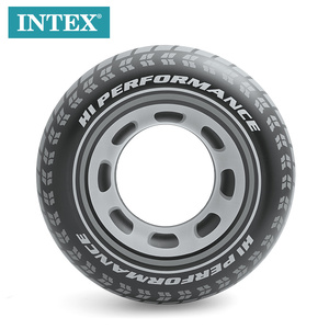 Flotador Inflable <span class=keywords><strong>INTEX</strong></span> Giant Tire Tube 59252, Anillo <span class=keywords><strong>de</strong></span> Natación <span class=keywords><strong>de</strong></span> 91 cm <span class=keywords><strong>de</strong></span> Diámetro, Duradero, Ecológico, Ligero, <span class=keywords><strong>de</strong></span> PVC, para Niños y Adultos - Product Image 3