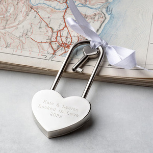 Personalized Heart Lock Custom Engraving Picture Photo Name Date <strong>for</strong> Couple <strong>Boyfriend</strong> Girlfriend Key <strong>Valentine</strong> Lover <strong>Gift</strong> - Product Image 4