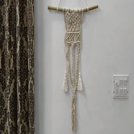 Macramé tissé tenture murale Chic bohème maison géométrique décor belle Boho pépinière appartement dortoir