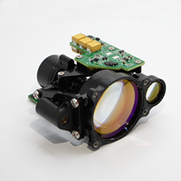 Módulo Láser Industrial de Erbio-Vidrio de 1535 nm para Medición de Distancia, para Vehículos, Drones, Pods, Gimbals, Alcance de 10000m, Frecuencia de 1Hz, Punto Rojo, IP67, 12V