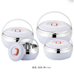<span class=keywords><strong>Pot</strong></span> isotherme double paroi en acier inoxydable, <span class=keywords><strong>pot</strong></span> à lunch portable avec poignée - Product Image 3