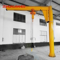Grue à flèche sur colonne ZEHUA BZD 0,25T-5T, palan à flèche monté sur colonne, CE ISO, à commande électrique, pour atelier, petites pièces