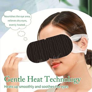Patch oculaire chauffant au charbon de bambou à prix de gros – Naturel, auto-chauffant, relaxant, confortable, sensation de chaleur, meilleur soin des yeux, patch de sommeil - Product Image 5