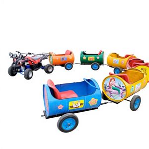 Trenino Elettrico Commerciale Senza Binari per Aree Panoramiche Fattorie e Visite Turistiche all'Aperto in Vendita - Product Image 1