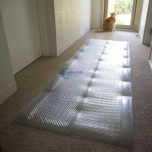 Protecteur de tapis <span class=keywords><strong>en</strong></span> plastique vinyle transparent robuste - Product Image 2