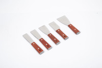 Kit d'outils à manche en bois de hêtre FSC, outils à main durables, outils de finition pour cloisons sèches, grattoir en acier au carbone pour une utilisation multifonctionnelle
