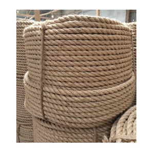 Fourniture de corde de Jute naturelle de 30-60mm d'épaisseur, corde de Manila torsadée, corde de chanvre pour station d'accueil artisanale, dîner décoratif, vente de BD - Product Image 3