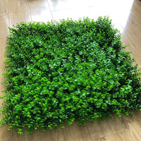 Gazon artificiel en plastique de bois de forêt, panneaux verticaux, plantes d'intérieur, feuilles, système de mur vert pour la décoration de la plante, 12 cm