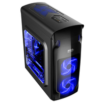 Ruix X8 Design Unique Mid Tower PC Cabinet Installation facile Boîtier de bureau ATX avec table à vue dégagée Boîtier d'ordinateur stocké