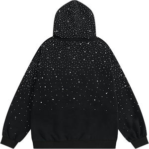 Strass Hoodies Hommes Femmes Diamant Sweat À Capuche Mode De Luxe Casual Streetwear Unisexe À Capuche <span class=keywords><strong>Pull</strong></span> - Product Image 2
