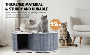 Casa para Gatos de Fieltro de Poliéster Acústico, Ecológica, Plegable, Moderna y de Alta Calidad, Segura para Mascotas, con Color Personalizado y Logotipo Impreso - Product Image 2