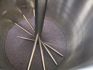 500kg nouvelle conception boule de chocolat fraiseuse rectifieuse verticale broyeur à boulets Machine pour la fabrication de pâte de chocolat <span class=keywords><strong>Nutela</strong></span> - Product Image 5
