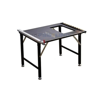 Scie à table horizontale en bois WJ108 à levage à une main, efficace et stable, table de scie portable et pliable - Product Image 5