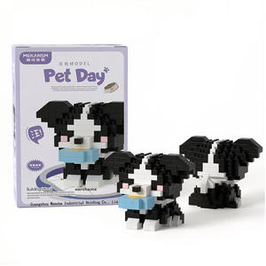 Mini blocs de construction micro-particules, série animaux de compagnie, chiens et chats, <span class=keywords><strong>puzzle</strong></span> de dessin animé pour enfants et adultes, kits de jouets, cadeau, vente chaude - Product Image 3