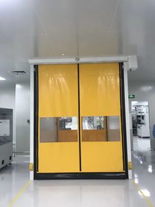<span class=keywords><strong>Porte</strong></span> à glissière à grande vitesse en PVC moderne la plus vendue Bonne performance d'étanchéité avec structure à glissière <span class=keywords><strong>Porte</strong></span> à grande vitesse - Product Image 6