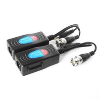 Cctv Vidéo Balun Hd 8Mp Connecteur Émetteur-Récepteur Dc Rca Bnc à Rj45 3 en 1 pour Cctv Sécurité Surveillance Hd Vidéo Balun Rj45