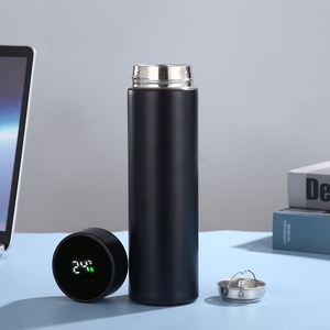 Smart LED Temperature Display Thermos Cup 500Ml Stainless Steel <b>Water</b> <b>Bottle</b> With Tea <b>Filter</b> Modern Design - Product Image 2