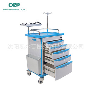 ABS hospital anesthesia <b>cart</b>, infusion <b>cart</b>, medical emergency <b>cart</b>, handcart, instrument <b>cart</b>, <b>tool</b> <b>cart</b> - Product Image 4