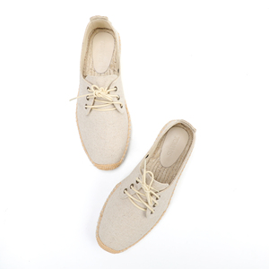 <span class=keywords><strong>Espadrillas</strong></span> da <span class=keywords><strong>uomo</strong></span> in tela con lacci, traspiranti, suola in juta naturale, slip-on, casual, da passeggio, piatte, estive, da spiaggia, per tutti i giorni - Product Image 2