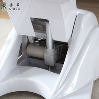 Table de massage esthétique électrique moderne à 3/4 moteurs en cuir synthétique, réglable en hauteur, pliable pour spa