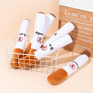 2025年新作 可愛いぬいぐるみモデル タバコの吸い殻 禁煙 寝る人形 ぬいぐるみ 誕生日プレゼント PP綿入り - Product Image 4