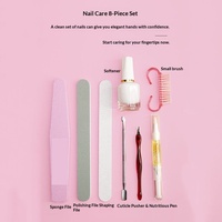 Boîte de rangement pour kit d'outils de manucure ABS, pour la pratique scolaire de la coupe des ongles, des ciseaux à cuticules et de la mise en forme des ongles, approvisionnement direct transfrontalier
