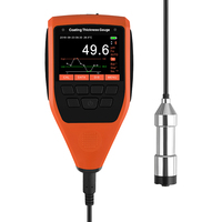 Jauge d'épaisseur de revêtement de peinture numérique EC-777E Détecteur de peinture de voiture avec plage de sonde externe 0-2000um