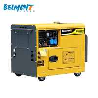 220V 380V 110V 5KVA 15KVA 4.5KW 4.6KW 5KW 5.5KW 6KW 6.5KW Tragbares Schweißen Silent Power Diesel Generator zu verkaufen
