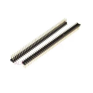 دبوس 2x40 صف ذكر Smd Smt مزدوج الملعب رأس دبوس موصل شريط 2x40pin <span class=keywords><strong>2</strong></span>*40 40 p 40 p 40 Pin لاردوينو - Product Image 1