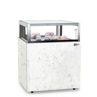 Nouvelle vitrine réfrigérée moderne pour pâtisserie, avec porte coulissante en verre, petite vitrine réfrigérée pour chocolat, vitrine carrée pour gâteaux