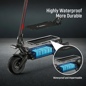 Scooter Eléctrico Plegable GT1 con Pantalla LCD, Construcción Resistente, Motor Potente, Llantas Gruesas, Batería de Litio Impermeable, Velocidad de 116 KM/H - Product Image 6