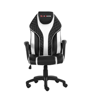 Chaise de jeu professionnelle la moins chère de style moderne noir blanc simple ergonomique personnalisée