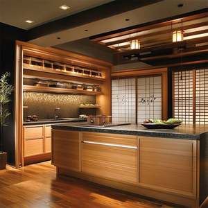 Îlot de cuisine en acier inoxydable de luxe, armoires sur mesure, design moderne minimaliste, élégante solution de cuisine modulaire en granit - Product Image 6