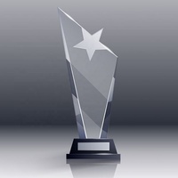 Vente en gros de Plaques de récompense en cristal acrylique transparent personnalisées, prix acrylique 3d vierge