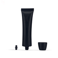 Sérum Super Soin de la Peau en Tube PE, Emballage Cosmétique Plat en Plastique PP Souple à Visser avec Impression UV